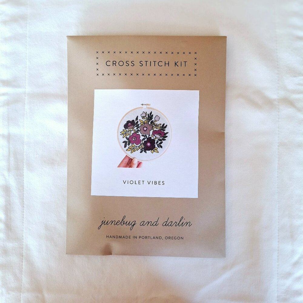 Cross Stitch Kit by Junebug and Darlin